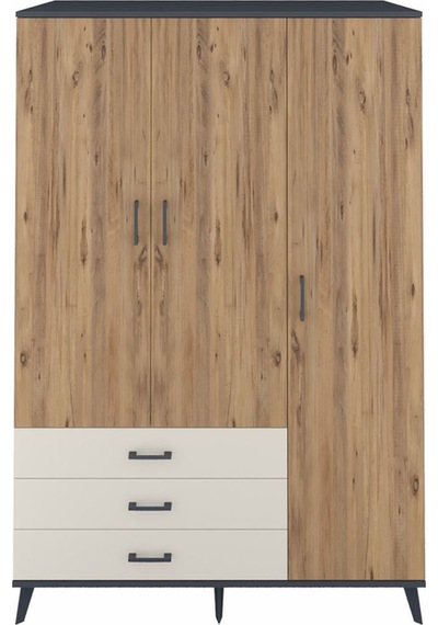 Kronos Dolap 6 Raflı 3 Çekmeceli Tek Askılı 132x59x195 Antrasit-çam/aytaşı Atlas Çam/aytası Kronos Dolap 6 Raflı 3 Çekmeceli Tek Askılı 132x59x195 Antrasit-çam/aytaşı Atlas Çam/aytası