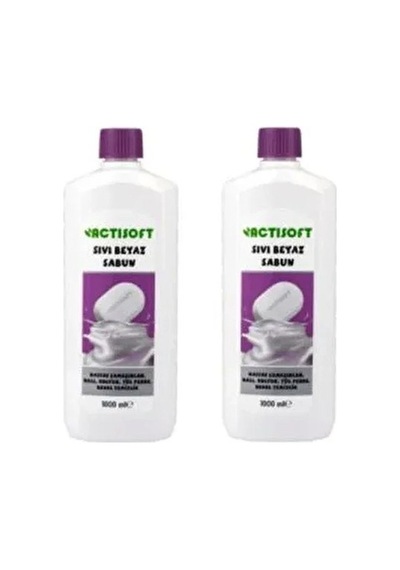 1000ml 2 Li Paket Sıvı Beyaz Sabun Beyaz Renk İle Hassas Çamaşırlar İçin Temizlik
