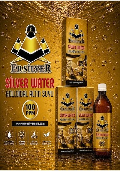 Kolloidal Altın Suyu 100 Ppm 3 Al 2 Öde
