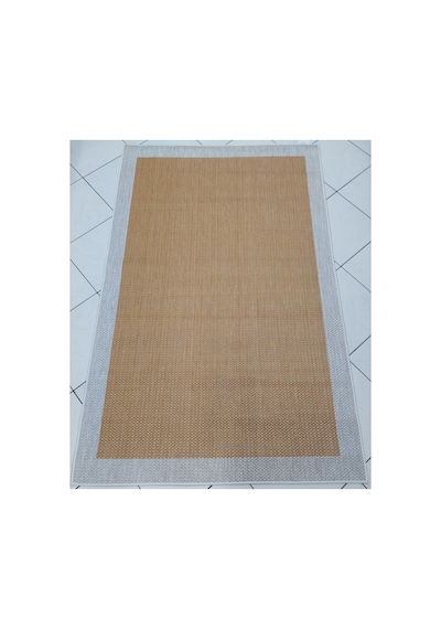 Sisal Dokuma Çamaşırmakinesinde Yıkanabilen Halı Sarı