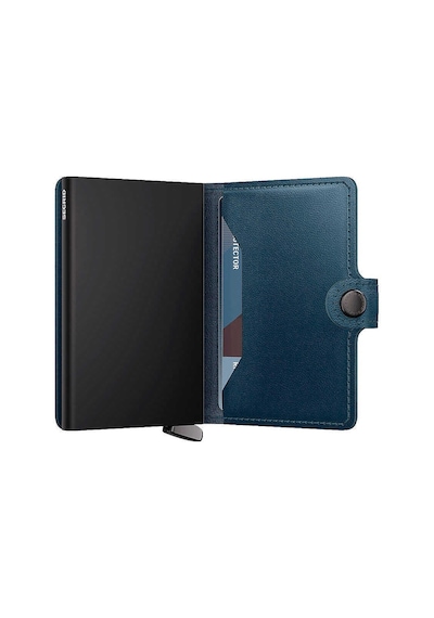 Secrid Premium Miniwallet+ Emboss Lines Kartlık Cüzdan, Pet.mavi Çok Renkli