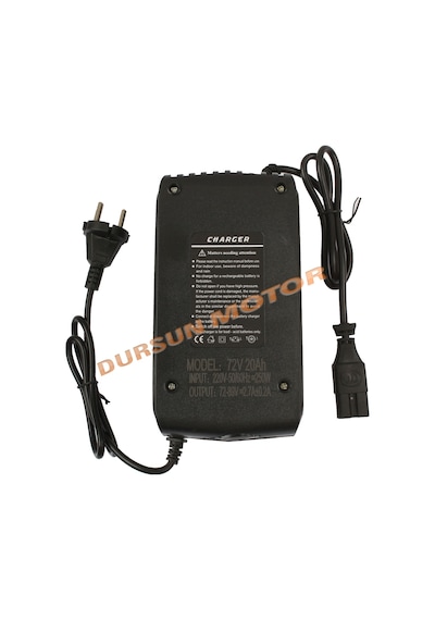 72V 20Ah Elektrikli Bisiklet Şarj Cihazı Aleti Charger Fanlı