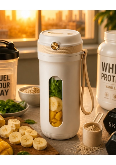 Günlük Kullanıma Uygun Şarjlı Mini Blender Buz Kırabilen Taşınabilir Mikser - Lisinya Diğer