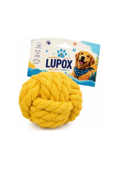 Pamuk Standart Köpek Oyun Topu Sarı