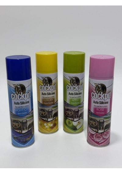 Cockpit Parfümlü Oto Göğüslük Torpido Parlatıcı 220ml 48 Adet 1 Koli