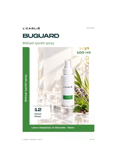 L'carlıe Buguard Bitkisel Vücut Spreyi Aromatik 100 Ml