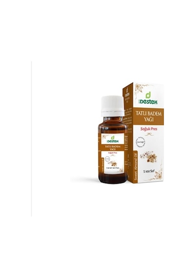 Destek Tatlı Badem Yağı Soğuk Pres Aromatik Yağ 50 ML