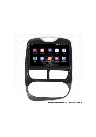 Myway Clio 4 Android Multimedya Carplay Navigasyon Ekran - 8gb Ram+128 Gb Hdd - Myway 9"