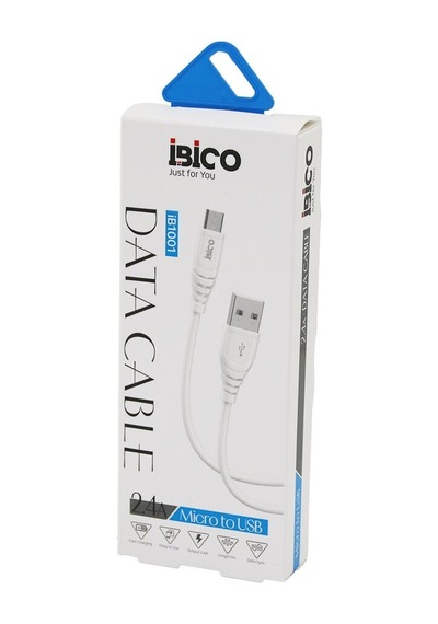İbico İb-1001 Usb To Telefon Şarj Ve Data Kablosu 1mt 2.4a Micro Hızlı - 10'li Paket Type-c