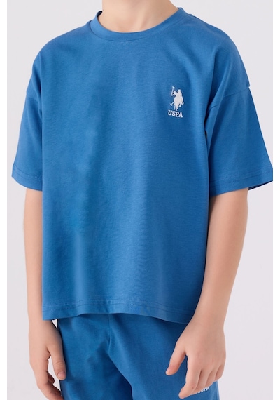 U.S. Polo Assn. Erkek Çocuk Açık Mavi Bermuda Takımı 5274-43653 Açık Mavi