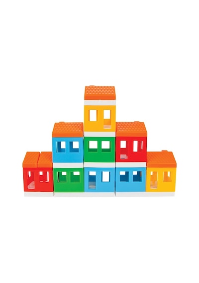 Pilsan Mini Kent 40 Parça Eğitici ve Zeka Geliştirici Oyun Evi