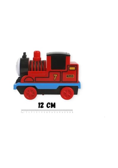Işıklı Gülen Yüzlü Sevimli Dostlar Treni - 12 Cm Çocuklar İçin Eğitici Lokomotif