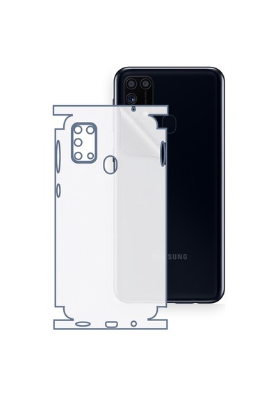 Samsung Galaxy M31 Prime Uyumlu Fullbody Arka Kaplama Hidrojel Koruyucu Film 72094376