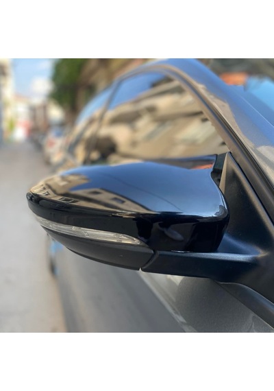Volksvogen Jetta Mk6 2011 Sonrası Batman Yarasa Ayna Kapağı Piano Black Abs Plastik
