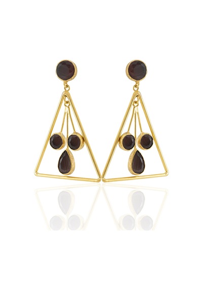 Kadir Jewellery 22 Ayar Altın Kaplama Kadın Sallantılı Küpe -el İşçiliği Ve Hipoalerjenik Küpe Kehribar 02854435