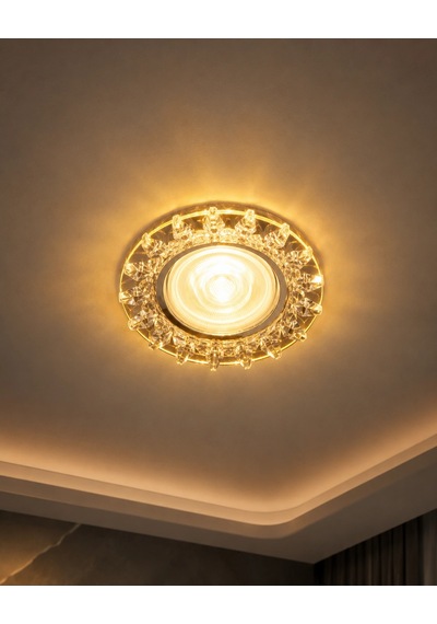 1 Adet Noas Yl65 1687 Podos Led Çerçeveli 4000k Kristal Cam Spot Gu10 Duy .