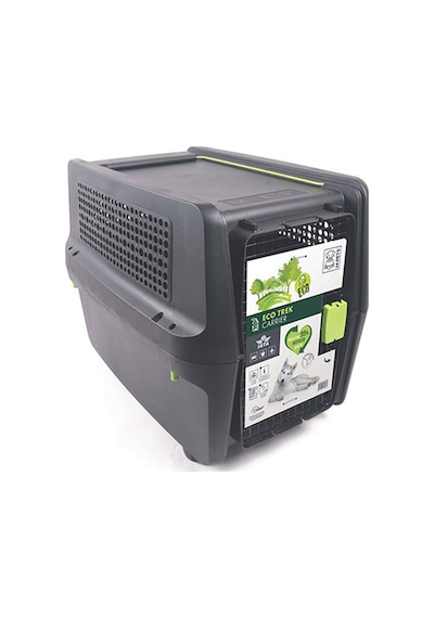 M-pets Eco Trek Iata Tekerlekli Köpek Taşıma Kafesi L 91,5 X 63 X 66,6 Cm 244-52036.02