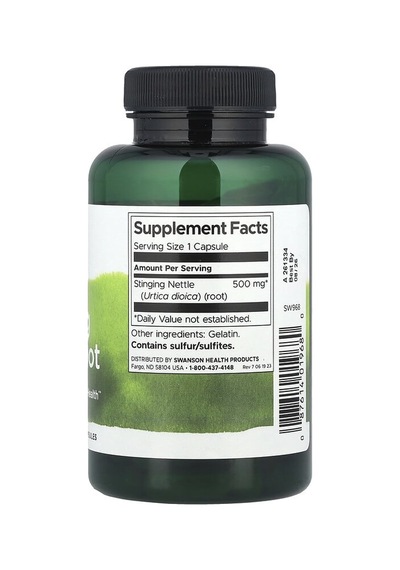 Swanson Vitamins, Stinging Nettle Root, 500 Mg, 100 Capsules