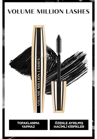 Lexroo Volume Million Lashes Maskara Siyah