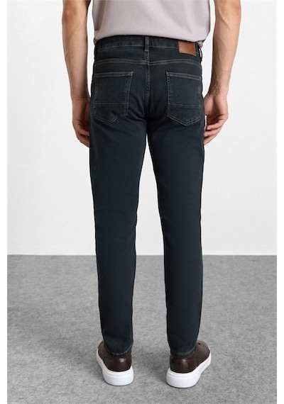 Süvari Koyu Haki Slim Normal Bel Denim Pantolon Sdn2016600015-yh5