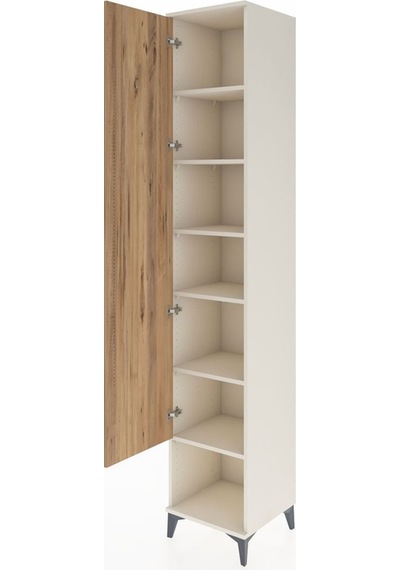Hyperion Dolap 6 Raflı Tek Kapaklı 44x44x243 Aytaşı-çam Aytaşı