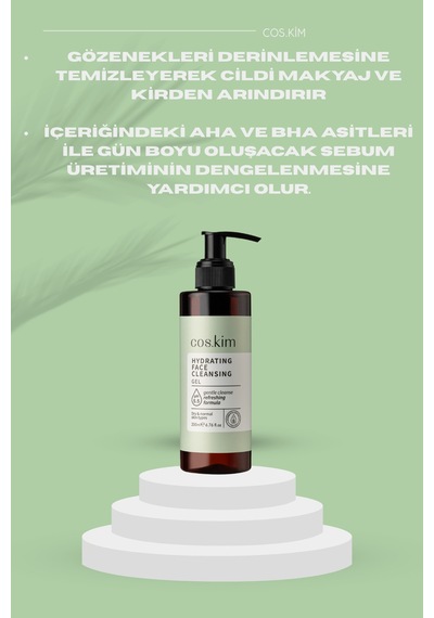 Nemlendirme Etkili Temizleme Jeli - Kuru-normal Ciltler Hydrating Face Cleansing Gel 200ml