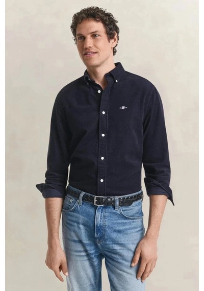 Gant Erkek Lacivert Regular Fit Düğmeli Gömlek-24674