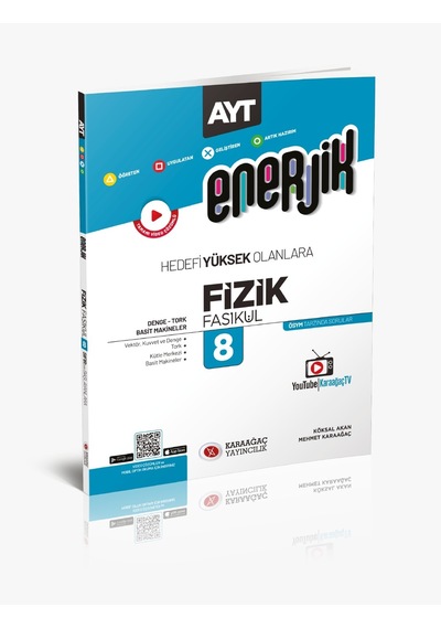 Karaağaç Yayınları Enerjik AYT Fizik Fasikülleri 8