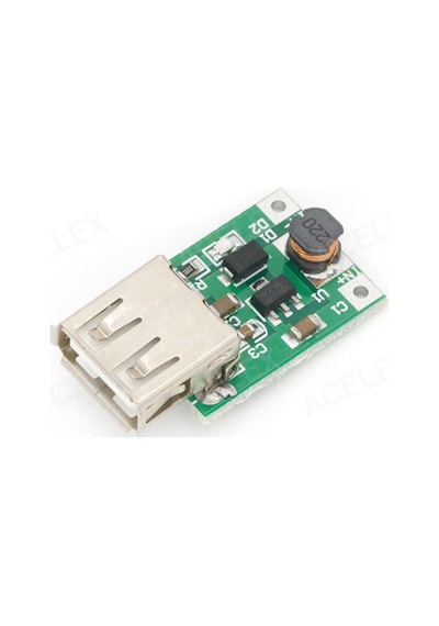 Dc 5v 1200 Ma Usb Çıkışı Voltaj Yükseltici Regülatör Kartı - Step Up - 5 Adet