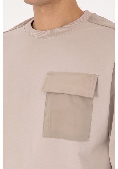 U.s. Polo Assn. Erkek Taş Sweatshirt 50316401-vr049 Tas