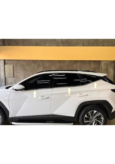 Hyundai Tucson Krom Cam Çıtası 6 Parça 2020 ve Üzeri P.Çelik