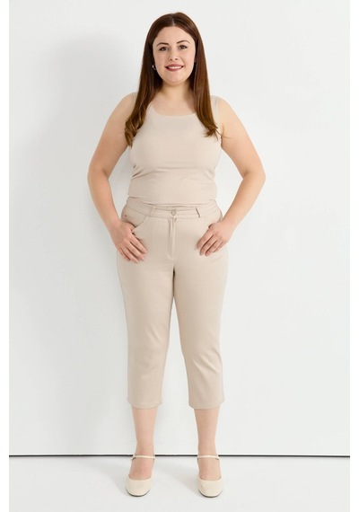Selen Kadın Pantolon 25ysl5381 Taş