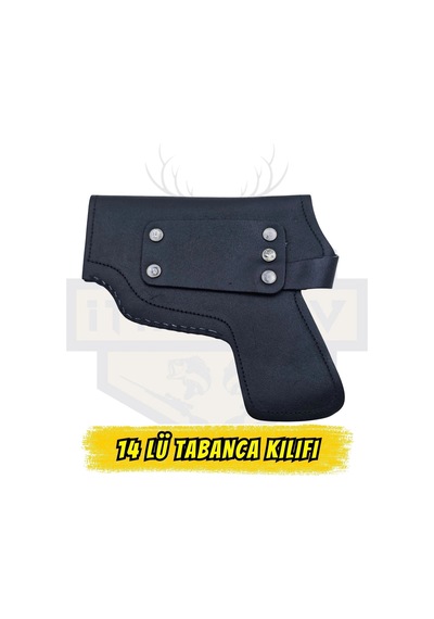 İtimatav Browning 14'lü Ve Yerli Modeller İçin Hakiki Deri Bel Kılıfı Haki