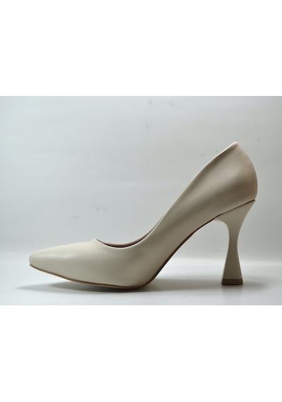 Beety 119.1301 Bej Yüksek Topuk Kadın Stiletto Ayakkabı Bej