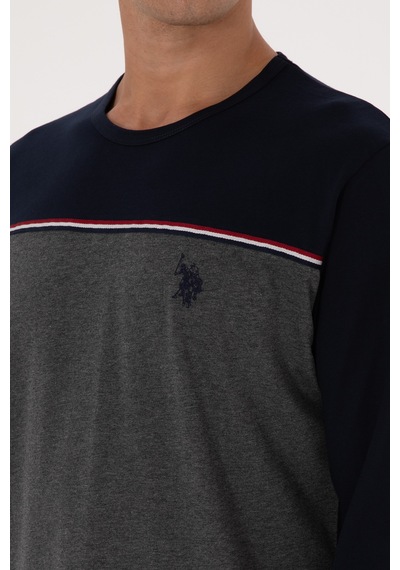 U.s. Polo Assn. Erkek Lacivert Pijama Takım 50318617-vr033 Lacivert