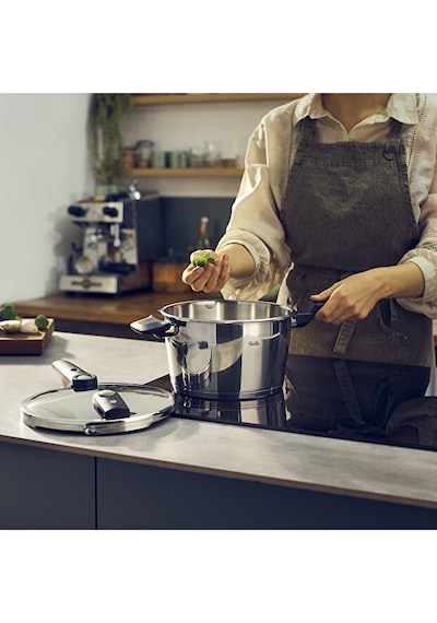 Fissler Vitaquick Elemental 4.5 L Düdüklü Tencere Gri