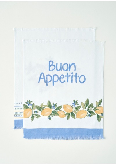 Bella Maison Lemoncello Pamuklu 2 'li Kurulama Bezi Sarı 40x50 Cm Sarı