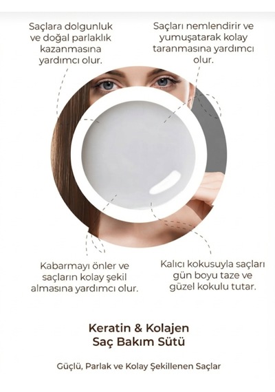 Embeuty Besleyici Keratin Kolajen Saç Bakım Sütü 200 Ml