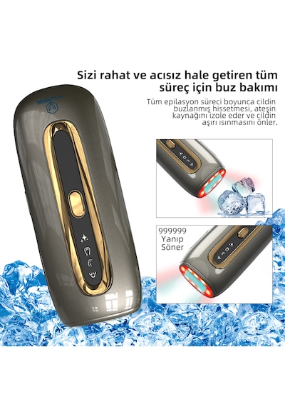 Yues Ipl Safir Başlıklı Lazer Epilasyon 4 Modlu Epilasyon Cihazı