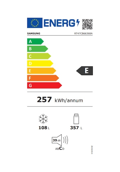 Samsung RT47CB66368A E 465 L No-Frost Üstten Donduruculu Buzdolabı