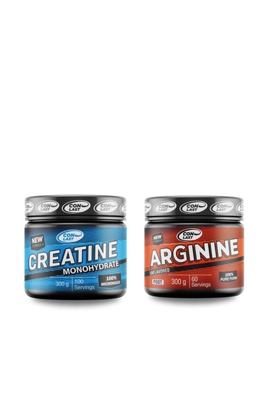 Creatine Monohydrate 300 Gr/ Arginine 300 Gr Aromasız