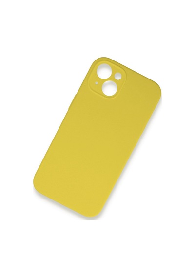 Apple Uyumlu   iPhone 13 Mini Kılıf Lansman Legant Silikon - Sarı