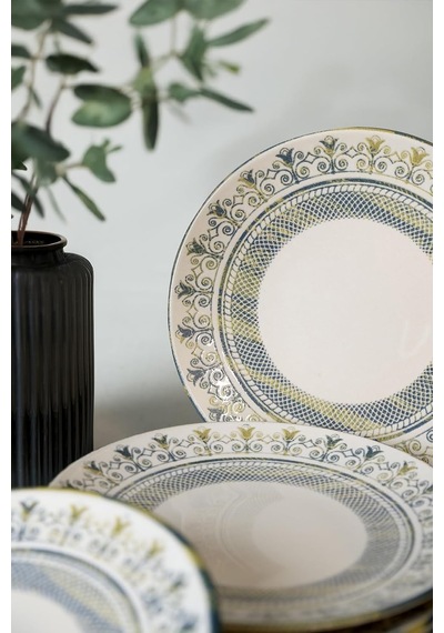 Professional Mirabella Ege Pasta Tabağı 20 Cm 6 Adet 23471 Çok Renkli