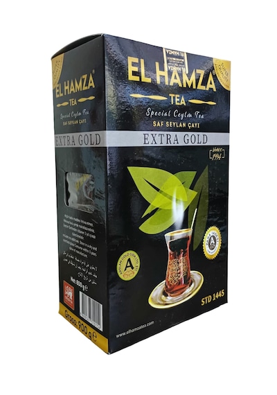 El Hamza Tea Extra Gold 1 Adet 800 Gr'lık Ithal Çay %100 Special Saf Seylan Çayı