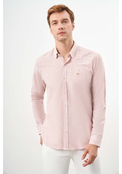 Morven Erkek Turuncu Pamuk Çizgili-panolu İtalyan Yaka Slim Fit Gömlek 25ms004020451 Turuncu Turuncu Morven Erkek Turuncu Pamuk Çizgili-panolu İtalyan Yaka Slim Fit Gömlek 25ms004020451 Turuncu Turuncu