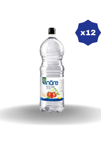 Doğanay Nare Pet Beyaz Sirke 2000 Ml - 12 Adet
