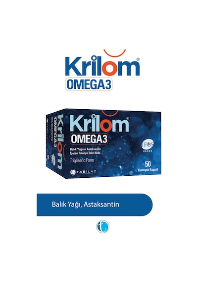 Krilom Omega 3 Takviye Edici Gıda 50 Yumuşak Kapsül