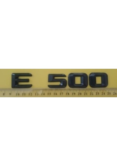 Mercedes Uyumlu Yazı E 500 Siyah