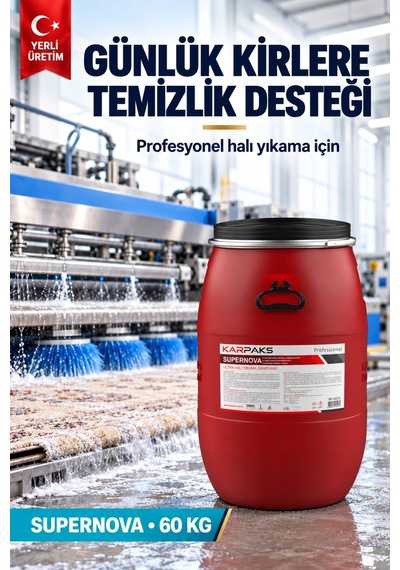 Supernova Halı Yıkama Şampuanı 60kg Tekli