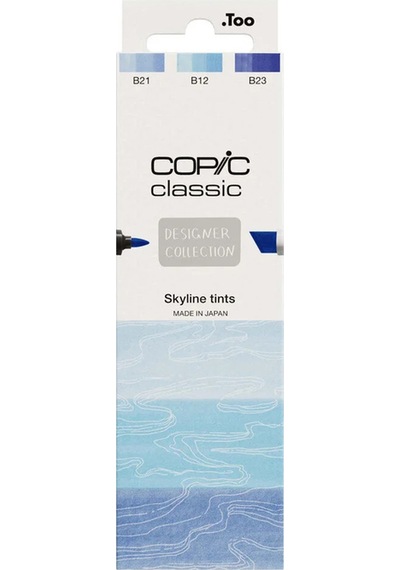 Classıc Desıgner Collectıon Set 3 Lu Deep Skylıne Tınts